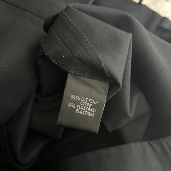 Lafayette 148 New York Jodhpur Cloth Bleecker Crop Pants Black Size 10 - Picture 6 of 6